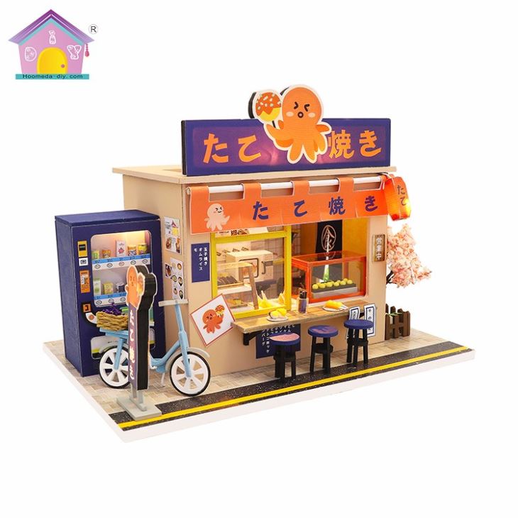 3d Puzzle Wooden Doll House For Birthday Gift