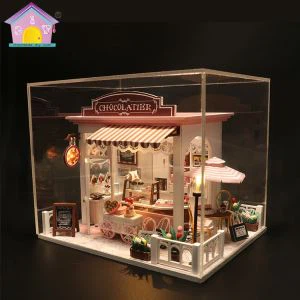 Chocoladewinkel miniatuur DIY poppenhuis