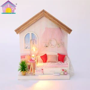 DIY handgemaakte poppenhuis miniatuur
