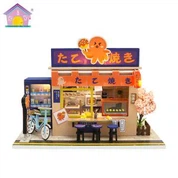 kleine houten speelgoedhuisjes