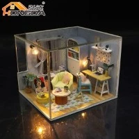 Miniatuur pop houten meubilair