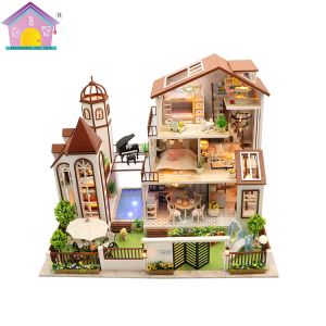 grote houten poppen huis te koop