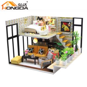 Miniatuur houten miniatuur meubilair
