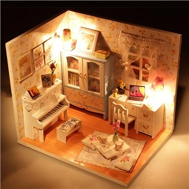 Hongda Diorama Room Mini-poppenhuissets