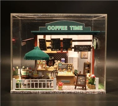 Hongda Miniatuur Model Mini Huis Model Craft Diy Speelgoed Voor Kinderen