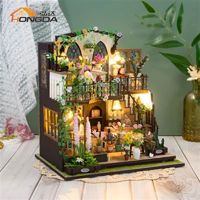 Beste houten poppenhuis Darcy Flower House