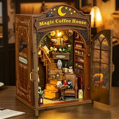 Magische koffiehuis boekenhoekset